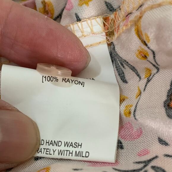 NEW Petal & Pup Size XL Women's Kelda Floral Maxi Dress Peach Coral Summer Boho - Picture 16 of 16